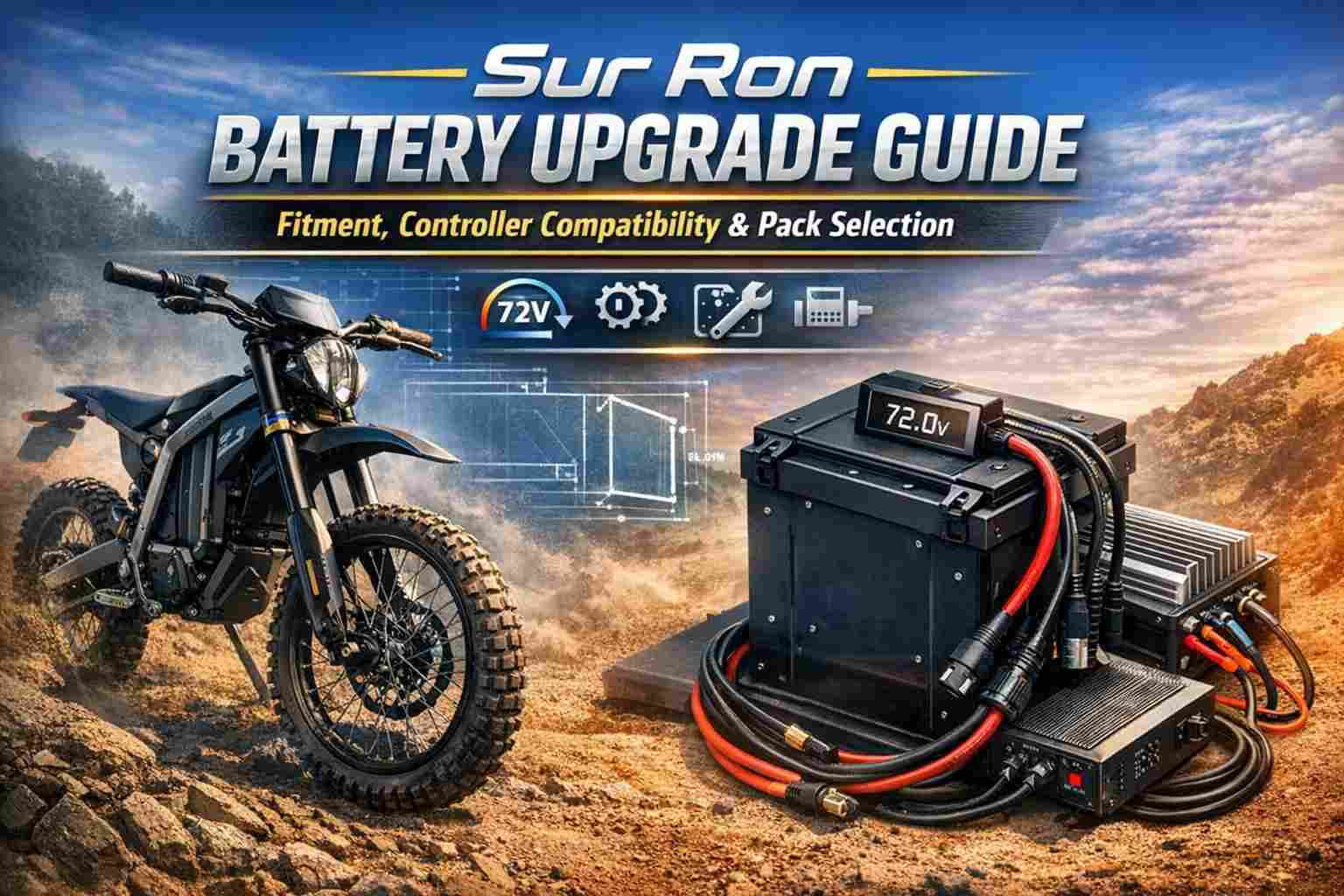 Surron Display Upgrade Sur Ron Battery Upgrade Guide: Fitment & Controller